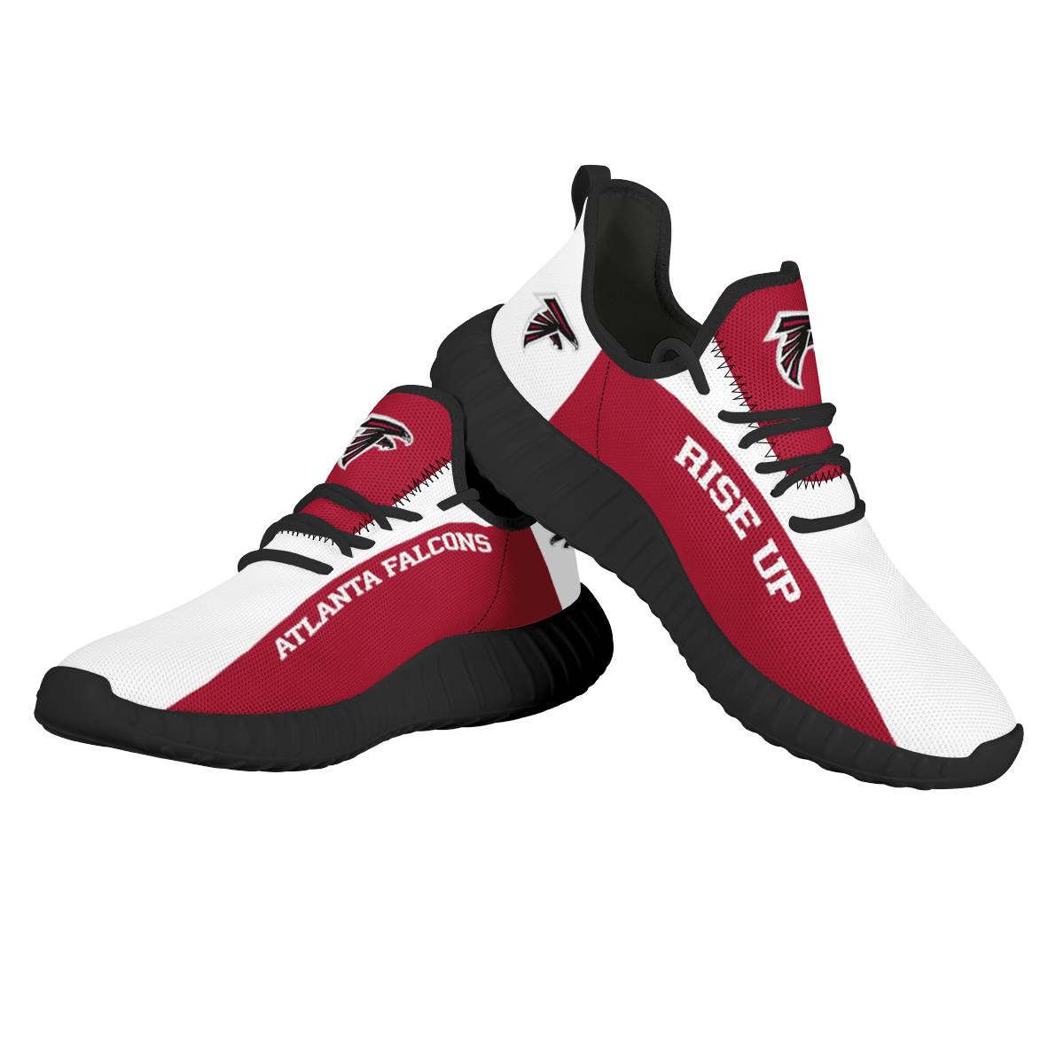 Women's NFL Atlanta Falcons Mesh Knit Sneakers/Shoes 001